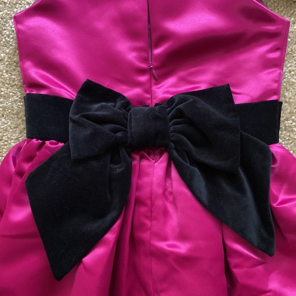 Gymboree Jeweled Special Occasion Dress with Velvet Bow.  Girl’s size 7 - Picture 4 of 5